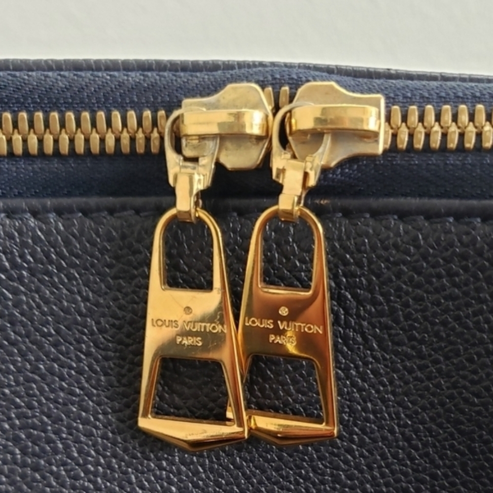 Louis Vuitton Empreinte VTote MM And Matching Victorine Wallet Marine Rouge - Picture 6 of 15